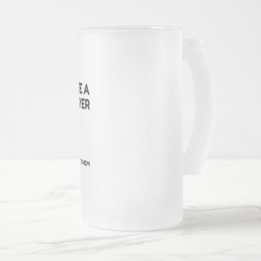 Never Date Mattglas Bierglas (VorderseiteRechts)