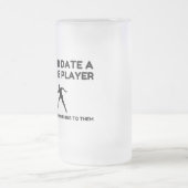 Never Date Mattglas Bierglas (Mittel)
