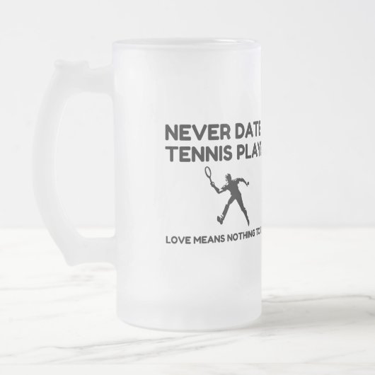 Never Date Mattglas Bierglas (Links)