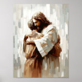 Never-ending Support, Digital Christian Art, Jesus Poster (Vorne)