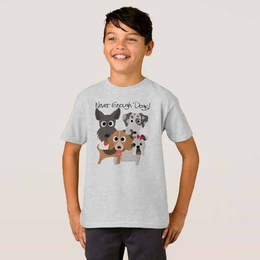 Never Enough Dogs T-Shirt (Vorne ganz)