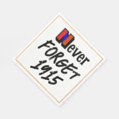 Never Forget 1915 Paper Napkin Serviette (Ecke)