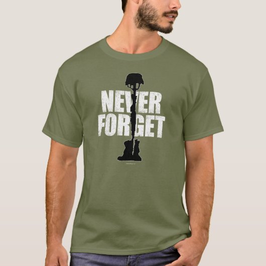Never Forget (Memorial Day) T-Shirt (Vorderseite)