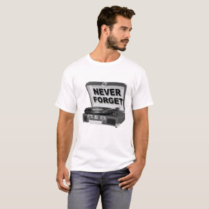 Never Forget Records Lustiges T-Shirt
