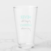 Never Forget The Difference You Make 2 Glas (Rückseite)