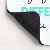 Never Forget The Difference You Make 2 Mousepad (Ecke)