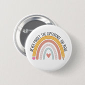 Never Forget the Difference You Make, Teacher Gift Button (Vorne & Hinten)