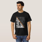 Never Forget To Say Thanks T-shirt (Vorne ganz)