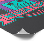 Never Forget Vintage Computer Tech  Poster (Ecke)
