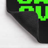 'Never GAME OVER' Retro-80er-Computerfreaks Mousepad (Ecke)