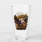 Never Give Up Eagle – Powerful Glas (Vorderseite)