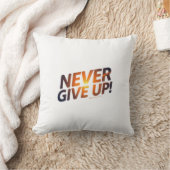 Never Give Up Kissen (Decke)