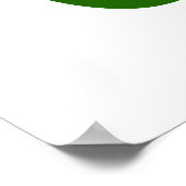 Never Give Up – Man Lifting Words Design Poster (Ecke)