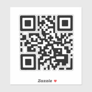 Never Gonna Give You Up QR-Code, niemals werde ich Aufkleber