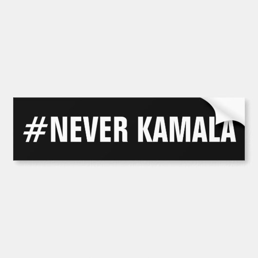 #NEVER KAMALA AUTOAUFKLEBER (Vorne)
