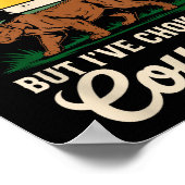 Never Killed A Mountain Lion Funny Cougar Hunting Poster (Ecke)