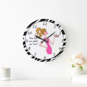 "Never Leave Home Without Your Tiara!" DIVA Clock Große Wanduhr (Zuhause)