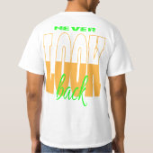 NEVER LOOK BACK Men's Value T-Shirt (Rückseite)