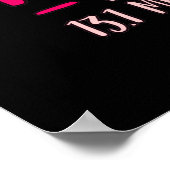 Never Mess With Mama Half Marathon Running Poster (Ecke)