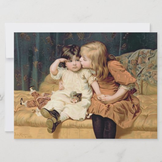 "Never Mind" (von Frederick Morgan) Karte (Vorderseite)