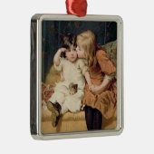 "Never Mind" (von Frederick Morgan) Ornament Aus Metall (Rechts)