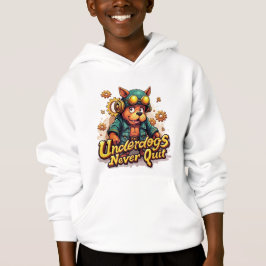 Never Quit Boys Hoodie – Underdog Day 