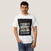 Never stop Creating design t-shirt (Vorne ganz)