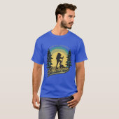 Never Stop Exploring Michigan yellow T-Shirt (Vorne ganz)