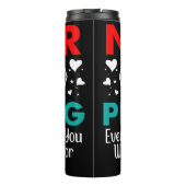 Never Stop Praying Thermosbecher (Rückseite)