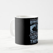 Never Touch The Brakes Snowmobile Kaffeetasse (Vorderseite Links)