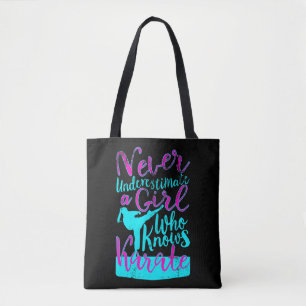 Never Underestimate a Girl Who Knows Karate Quote  Tasche