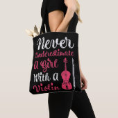 Never Underestimate A Girl With A Violin For Women Tasche (Von Nahem)