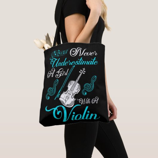 Never Underestimate a Girl with A Violin Gift Are Tasche (Von Nahem)