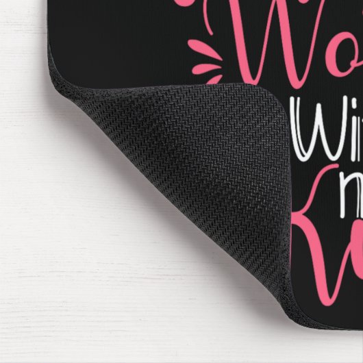 Never Underestimate A Women New Knee Broken Knee S Mousepad (Ecke)