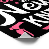 Never Underestimate A Women New Knee Replacement S Poster (Ecke)