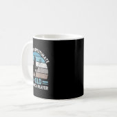 Never Underestimate An Old Badminton Player Shuttl Kaffeetasse (Vorderseite Links)