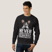 Never underestimate an old man with a cornish rex sweatshirt (Vorne ganz)