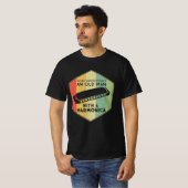 Never Underestimate An Old Man With A Harmonica T-Shirt (Vorne ganz)
