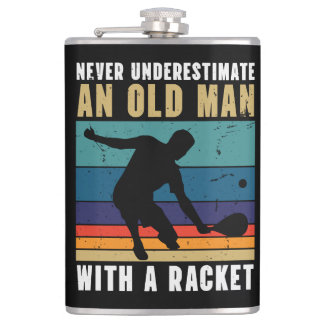 Never underestimate an old man with a pickleball  flachmann