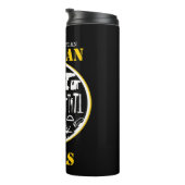 Never Underestimate An Old Man With Tools Handyman Thermosbecher (Nach rechts gedreht)