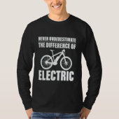Never Underestimate The Difference Of Electric T-Shirt (Vorderseite)