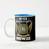 Never Underestimate The Power Of A Howze Zweifarbige Tasse (Links)