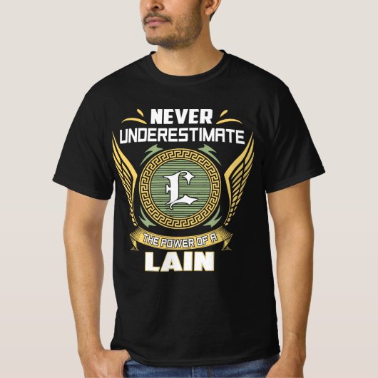 Never Underestimate The Power Of A Lain T-Shirt (Vorderseite)