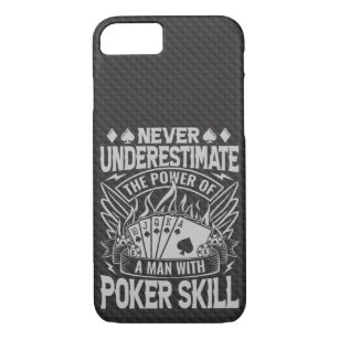 Never Underestimate the power of a man with a poke Case-Mate iPhone Hülle