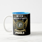 Never Underestimate The Power Of A Poole Zweifarbige Tasse (Links)