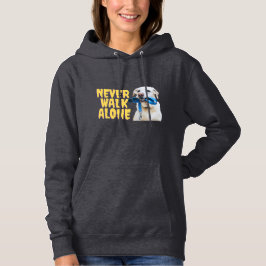 Never Walk Alone — Kapuzenpullover für Hunde Liebh Hoodie