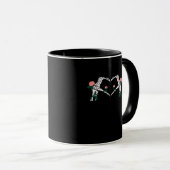 Never Wilts - Skeleton Hands-Rose Tasse (VorderseiteRechts)