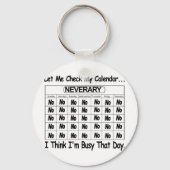 Neverary Calendar Busy Schlüsselanhänger (Vorderseite)
