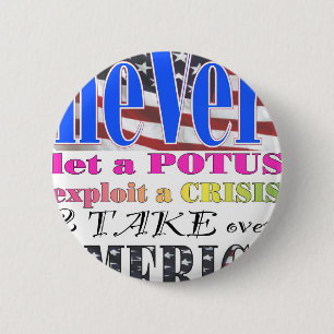 neVerBRAND.com potus EXPOLIT Amerika Button