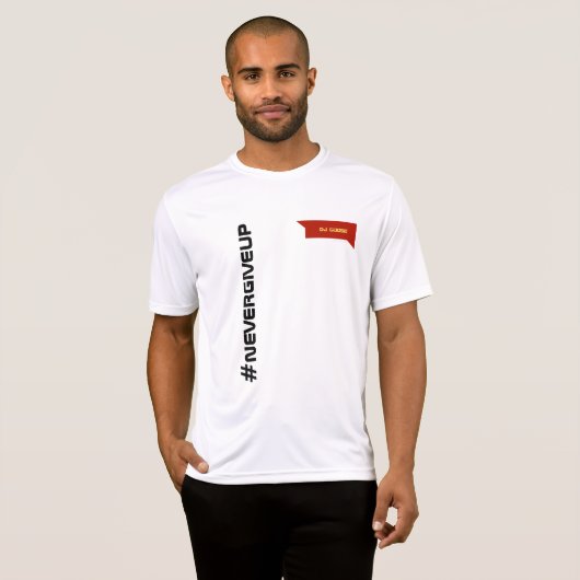 #nevergiveup neues Logo Runner-Team T-Shirt (Vorne ganz)